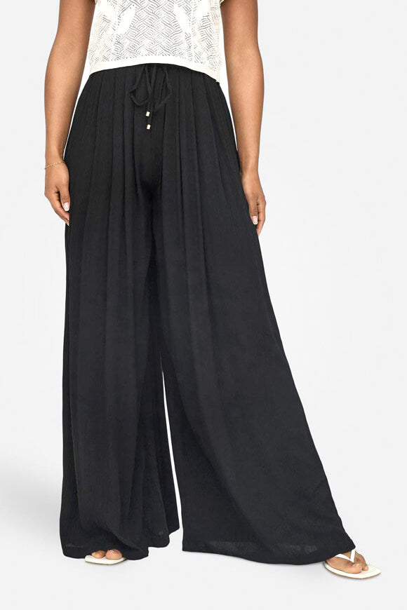 Chiara pantalon en seersucker - Black
