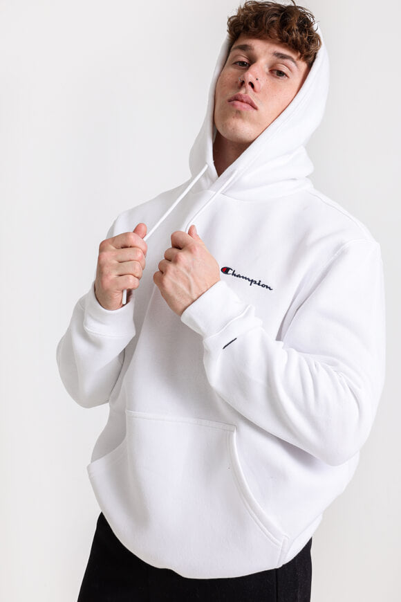 Felpa con cappuccio - Bianco