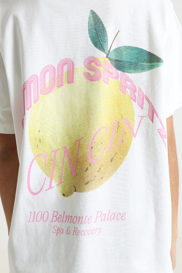 T-shirt oversize - blanc cassé