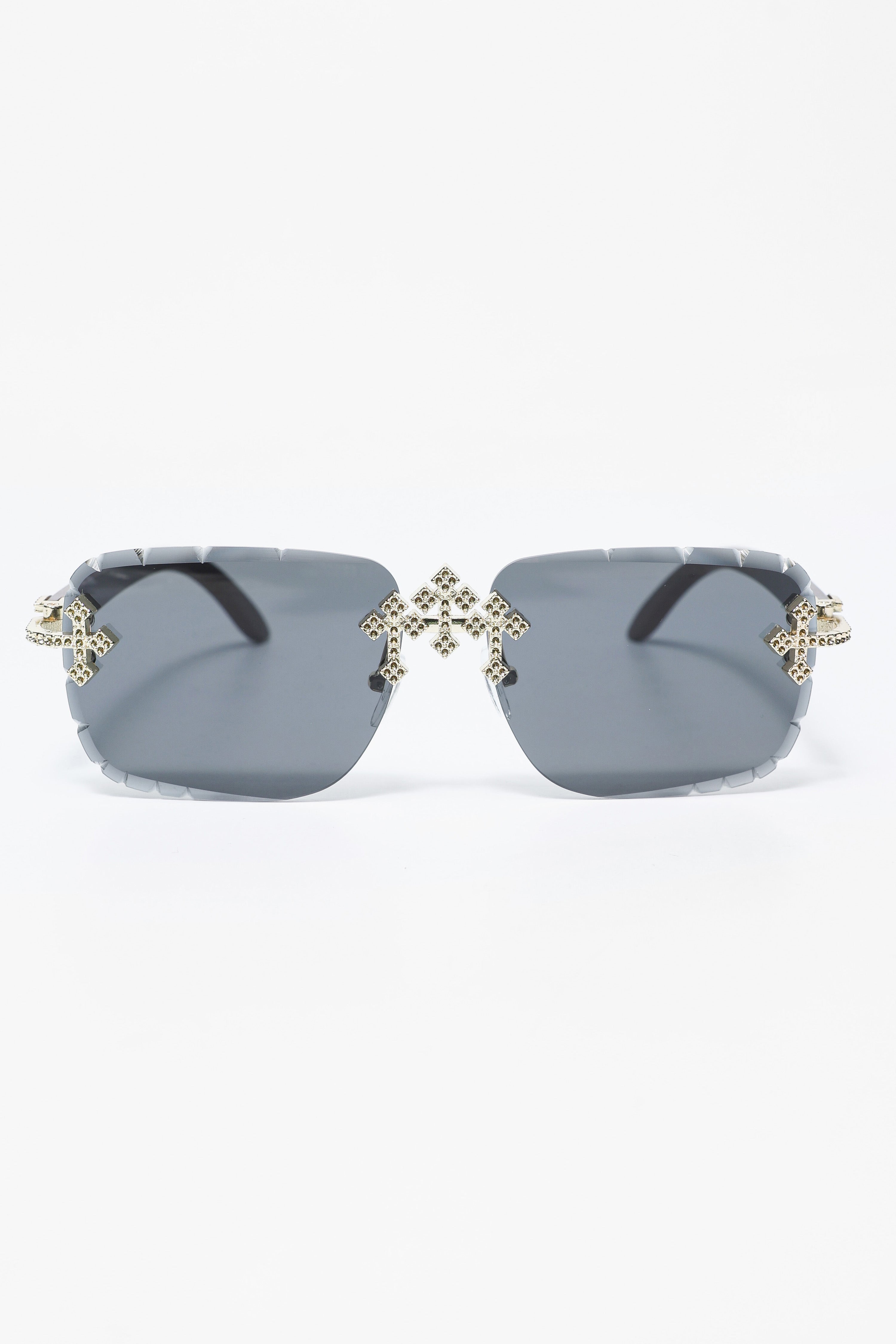 Brille - Black + Gold + Brown