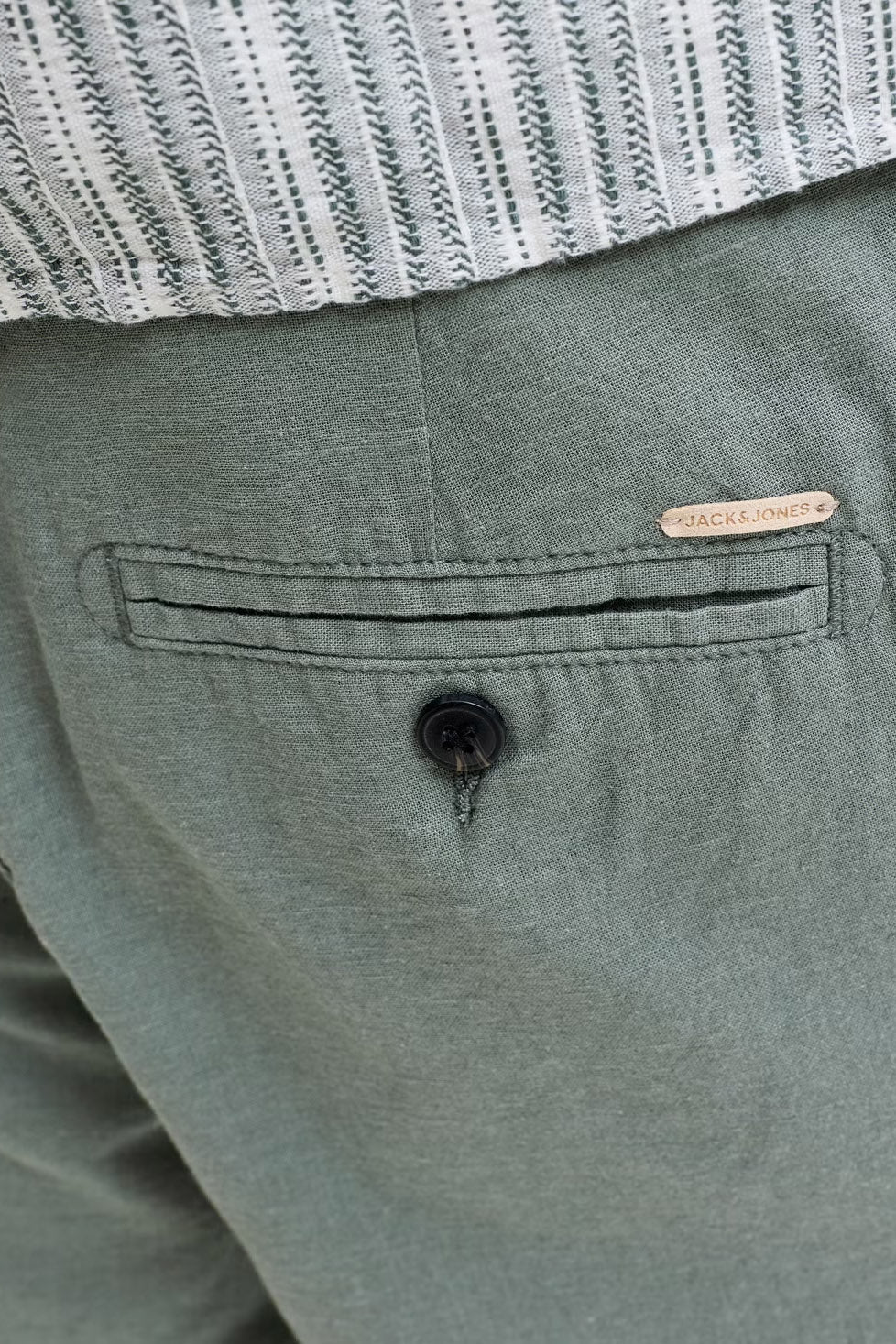 JPSTACE Chino Leinenshorts - Agave Green