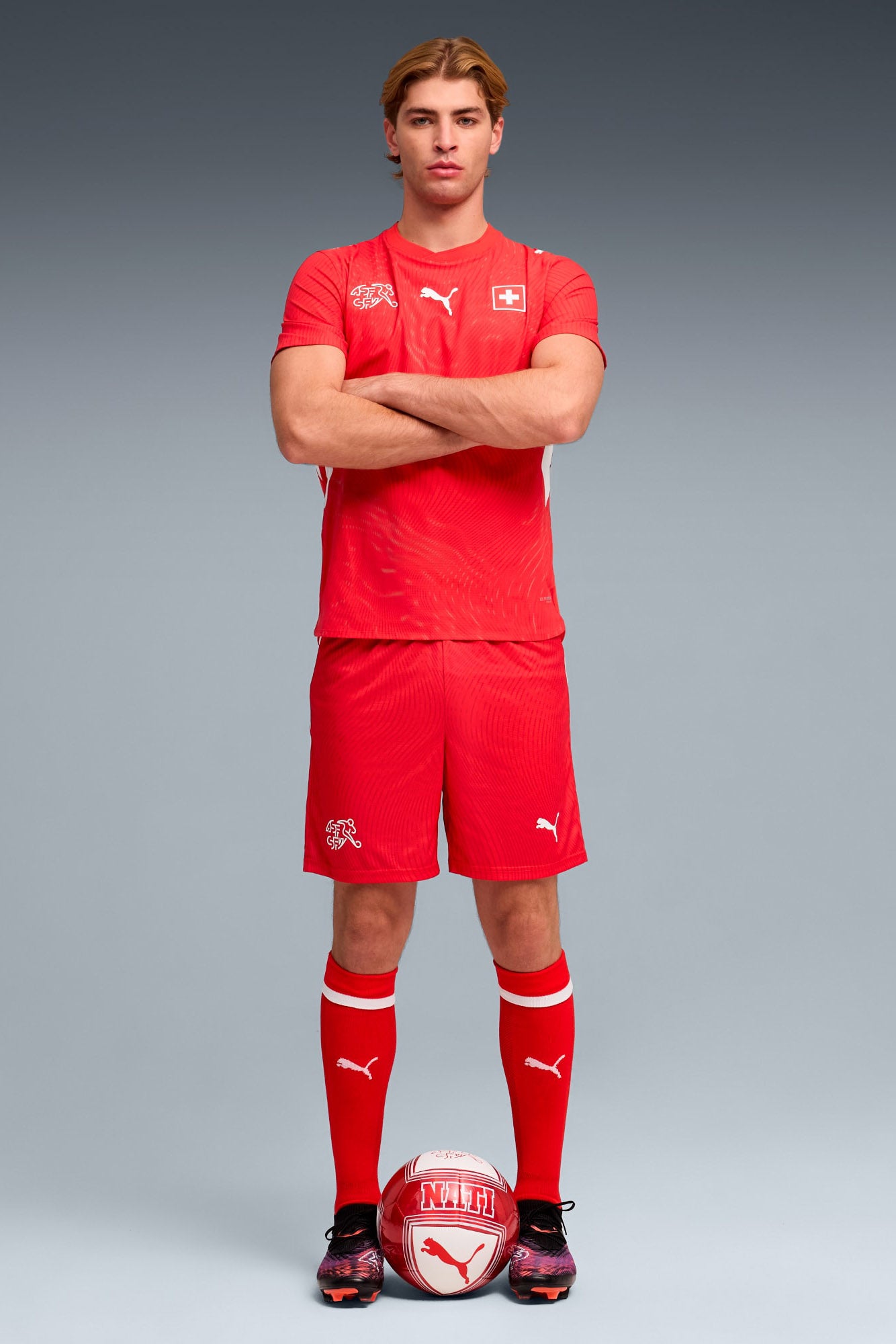 Schweiz Trainingsshorts - Red