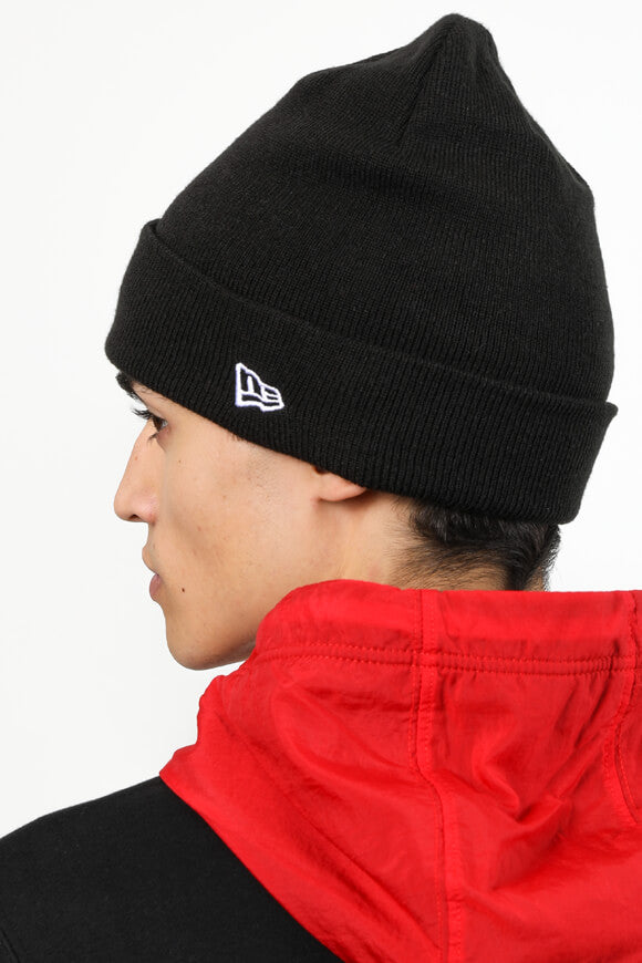 Beanie - Schwarz + Weiss
