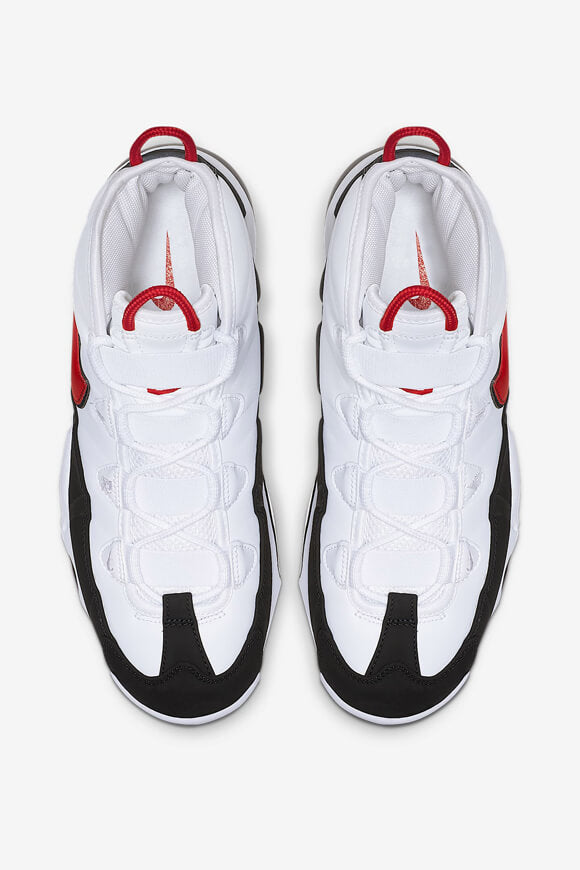 Air Max Uptempo '95 Sneaker - White + Black + University Red