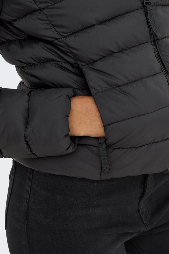ONLTAHIA lightweight quilted jacket - Black