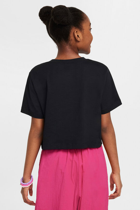 Cropped T-shirt - Black