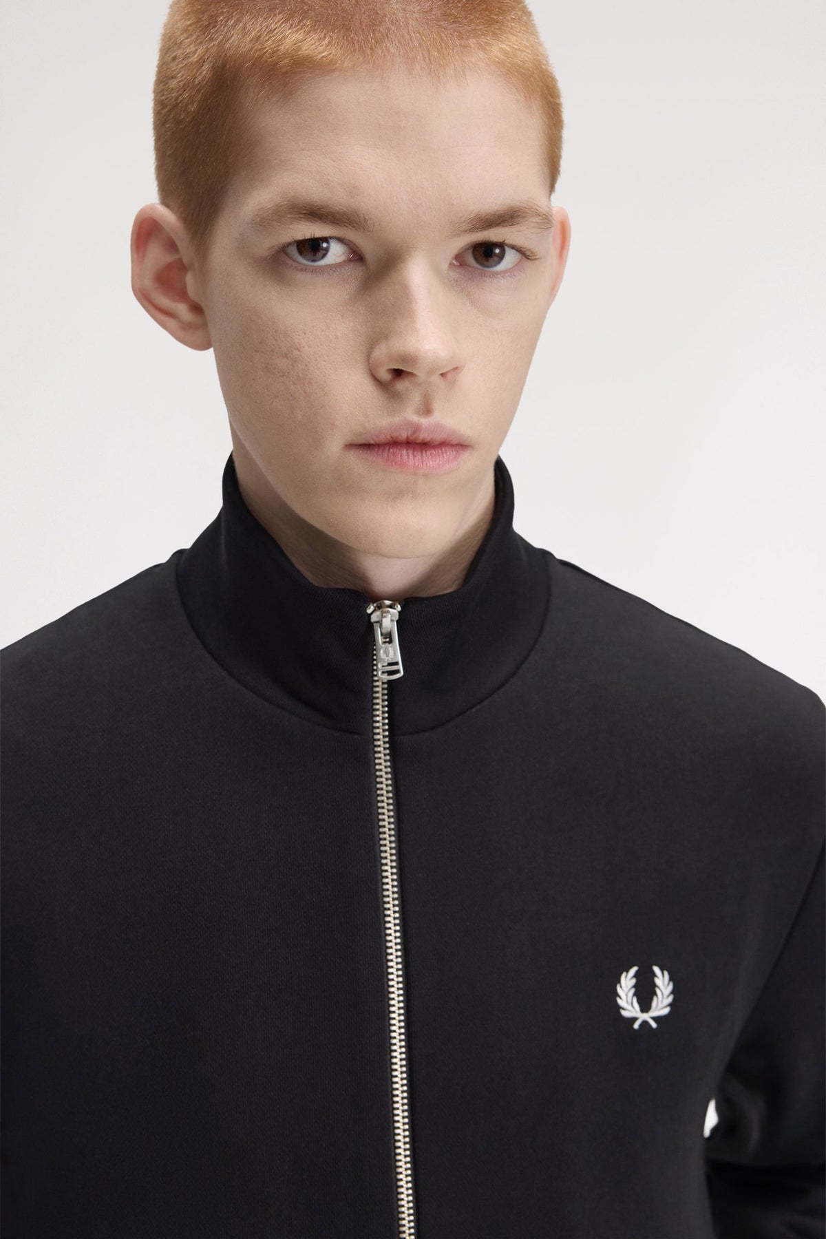Felpa con zip - Black