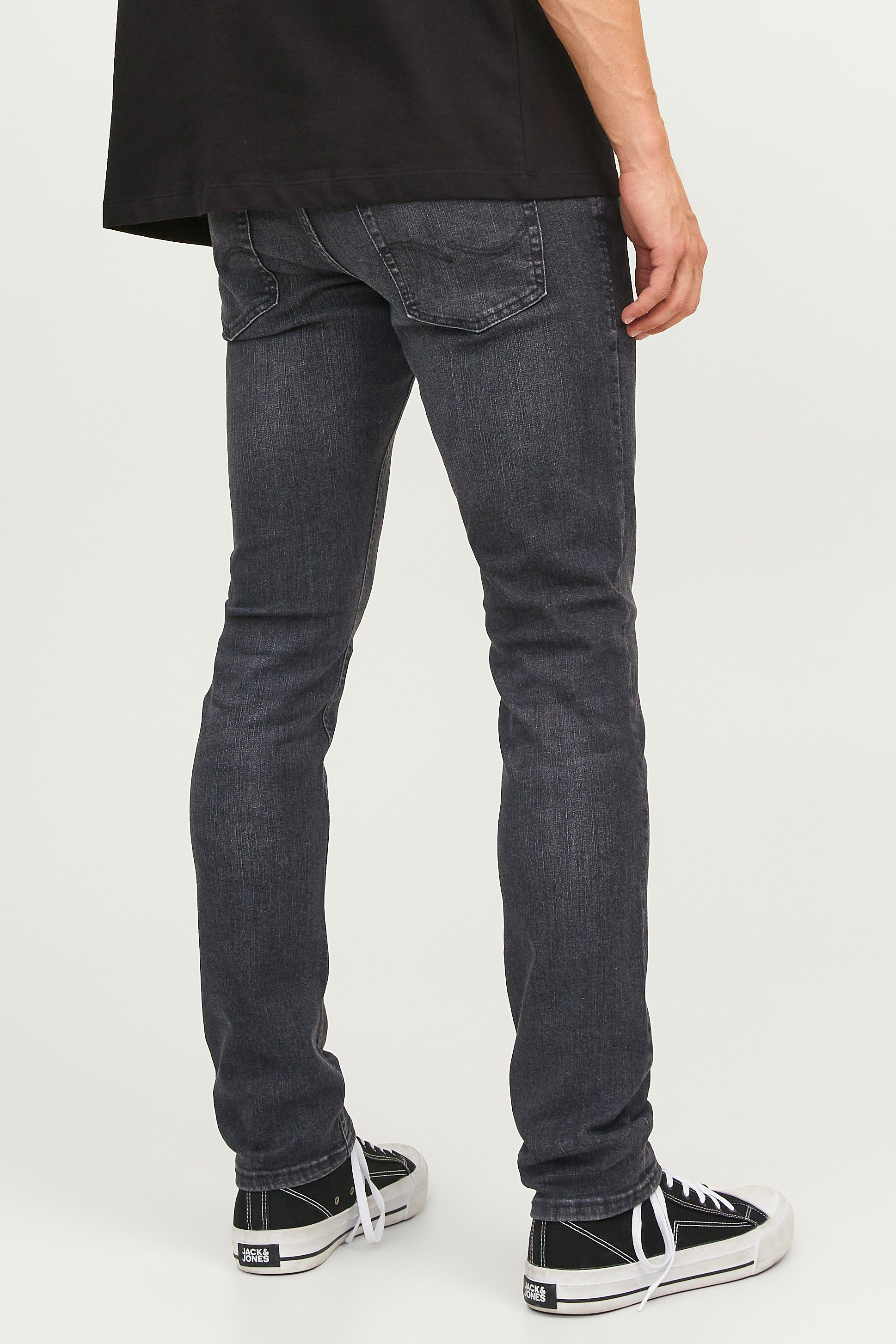 JJIGLENN JJORIGINAL Slim Fit Jeans L32 - Black Denim