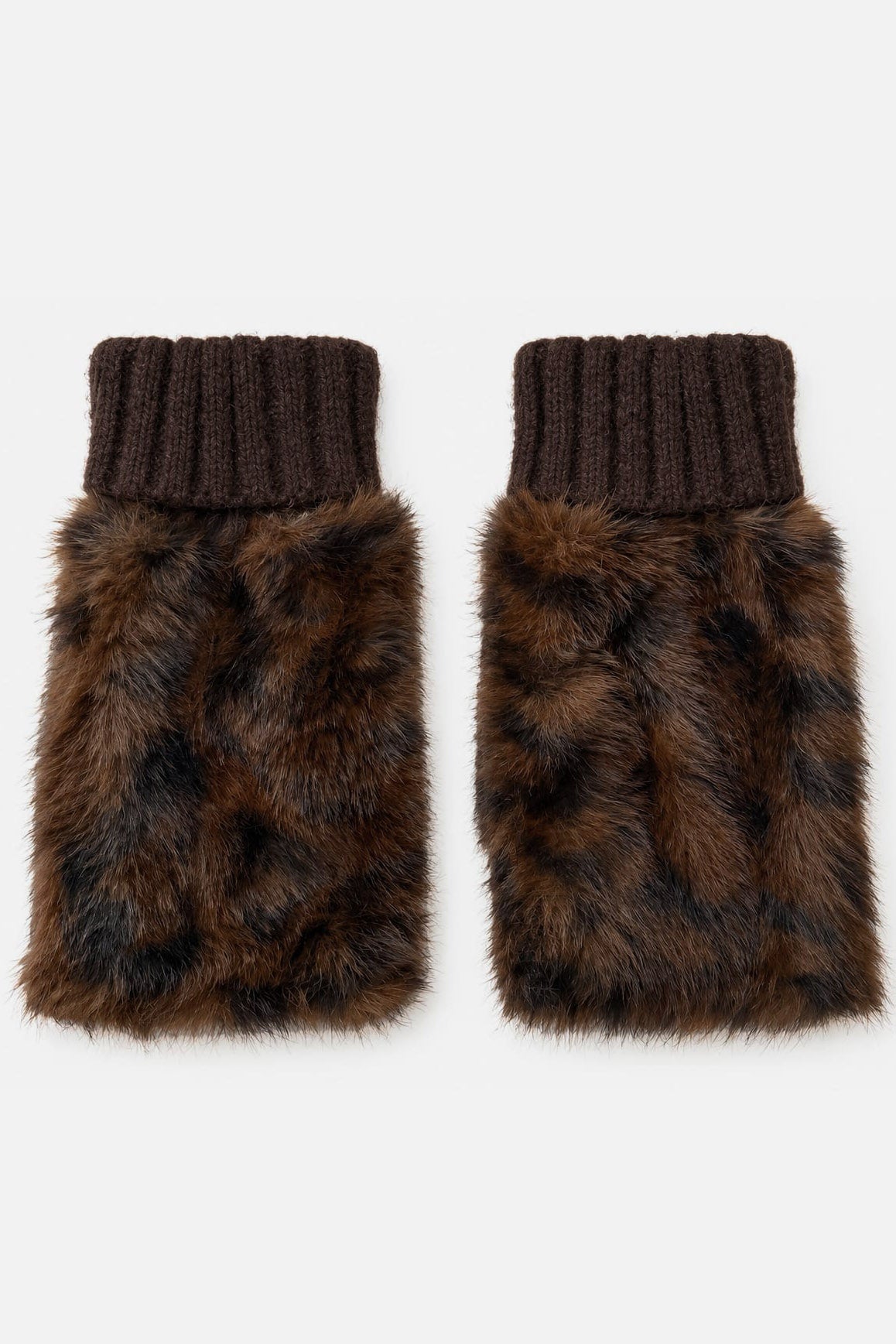 Mitaines en fourrure synthétique - Leo + Brown