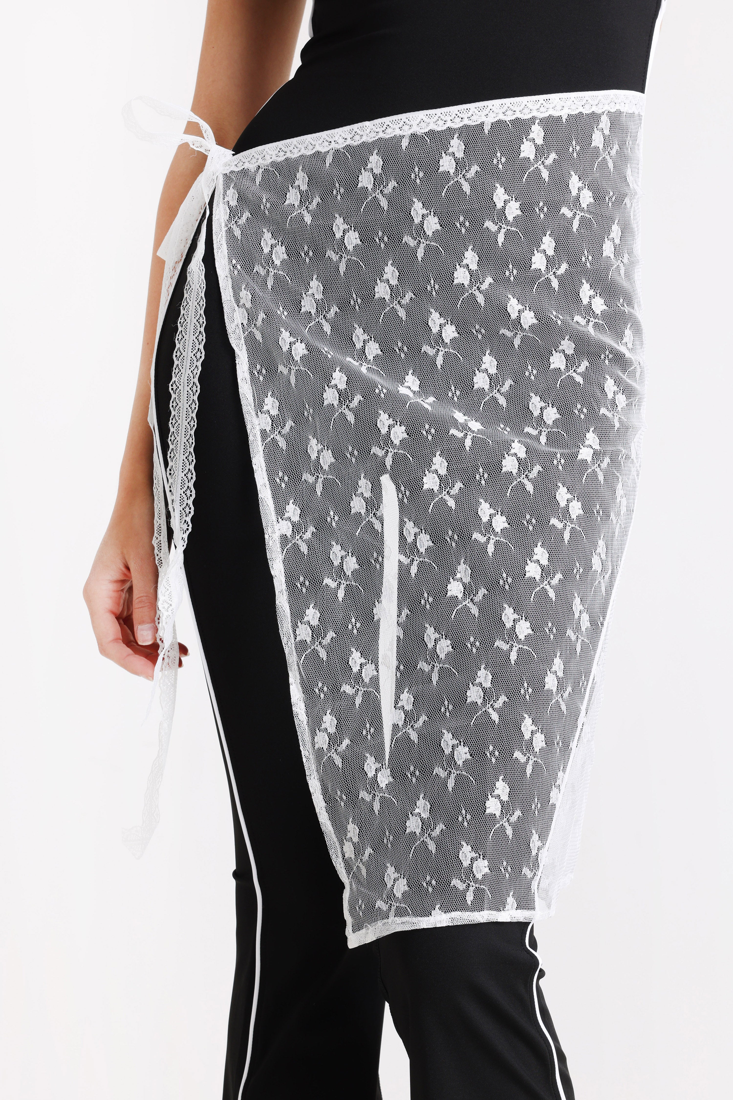 Spitzentuch / Foulard - White