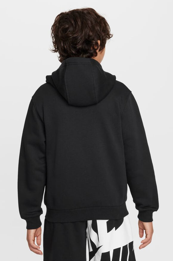 Sportswear Club Fleece sweat zippé à capuchon - Black + Yellow