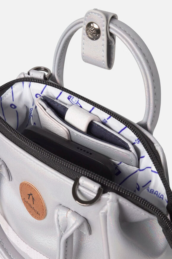 Rennes Sac à main / sac à bandoulière holographique - Silver