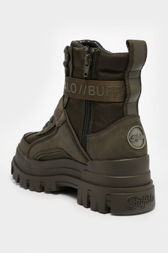 Aspha Com1 Plateau Winterstiefelette - Dunkel Olive