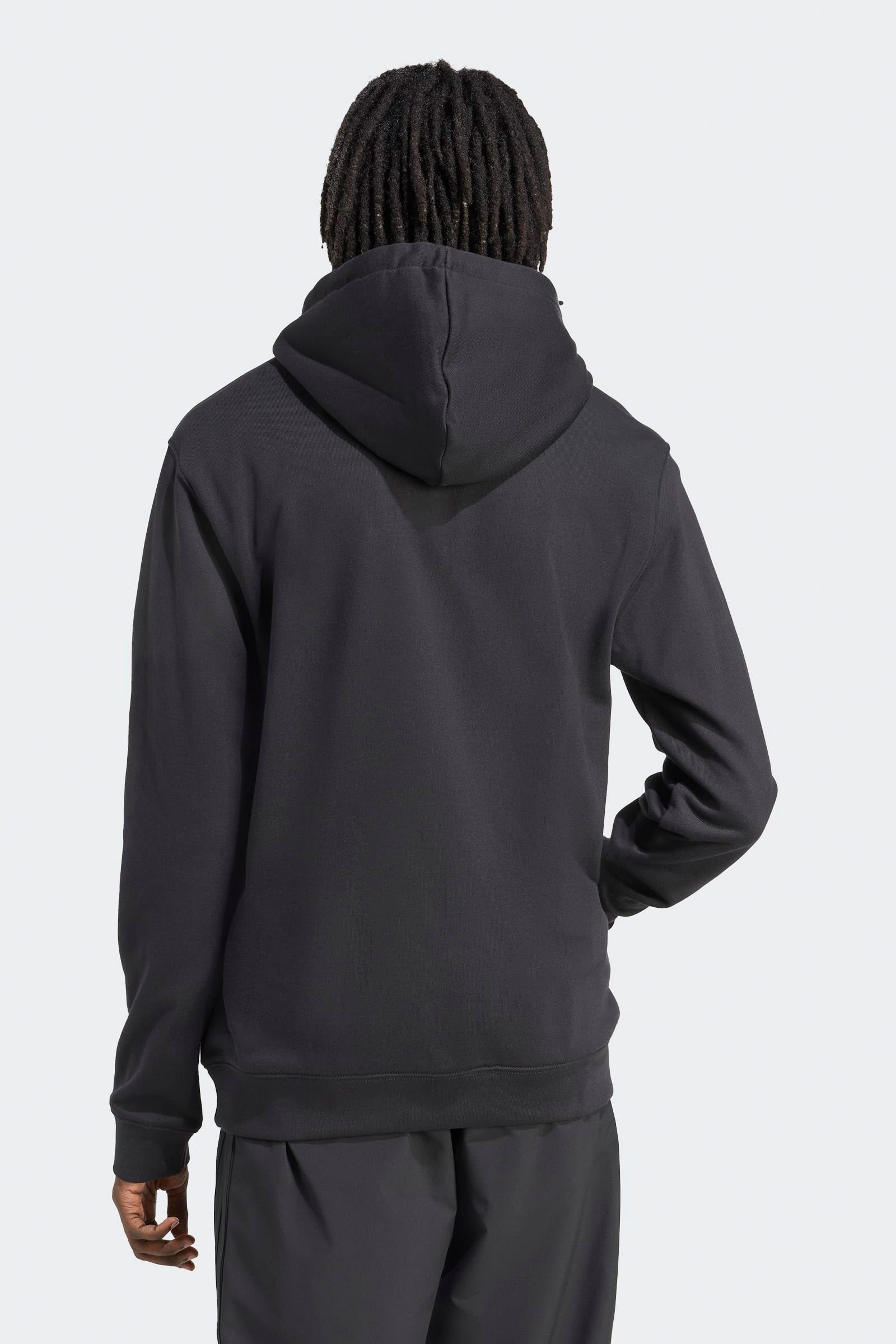 Trefoil Hooded Sweatshirt - Black