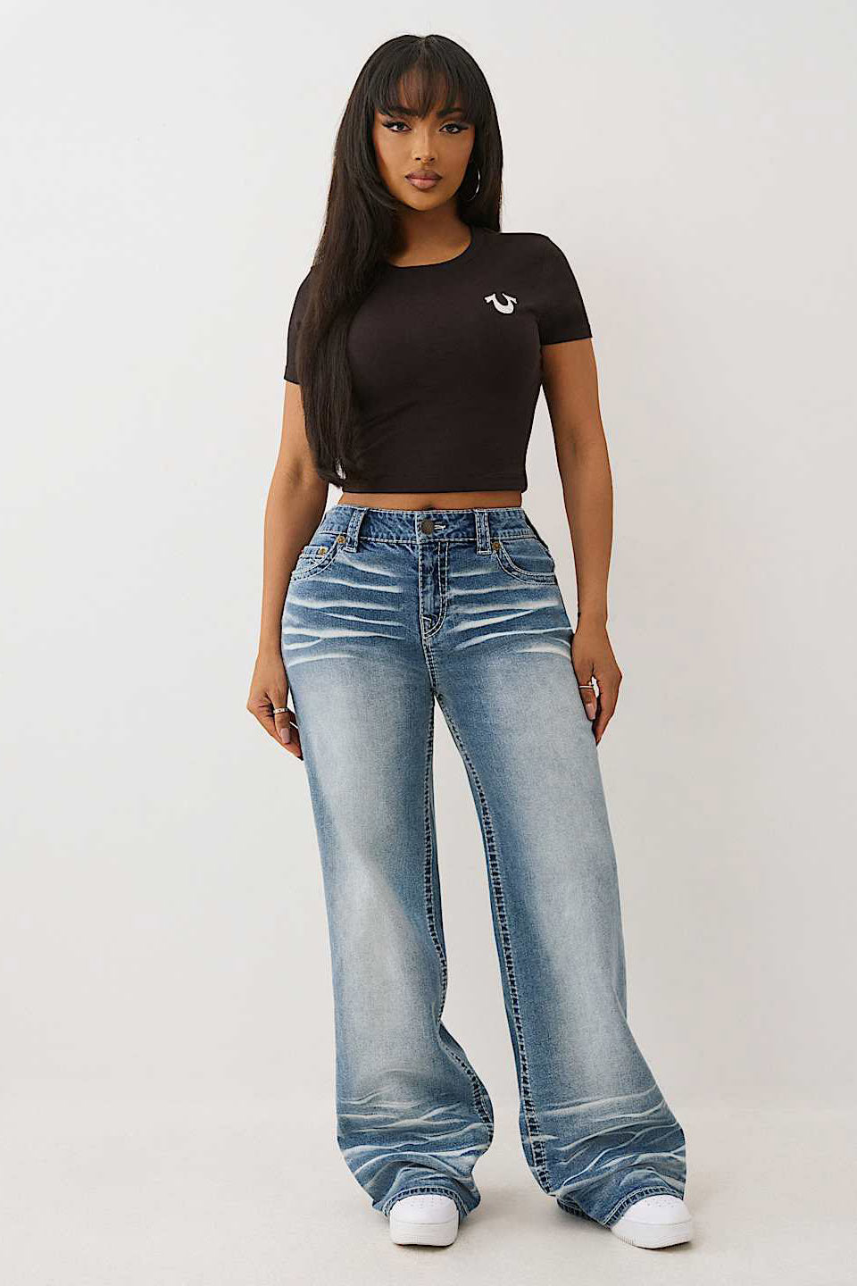 Jeans Bobbi Baggy Fit - Thistle Wood