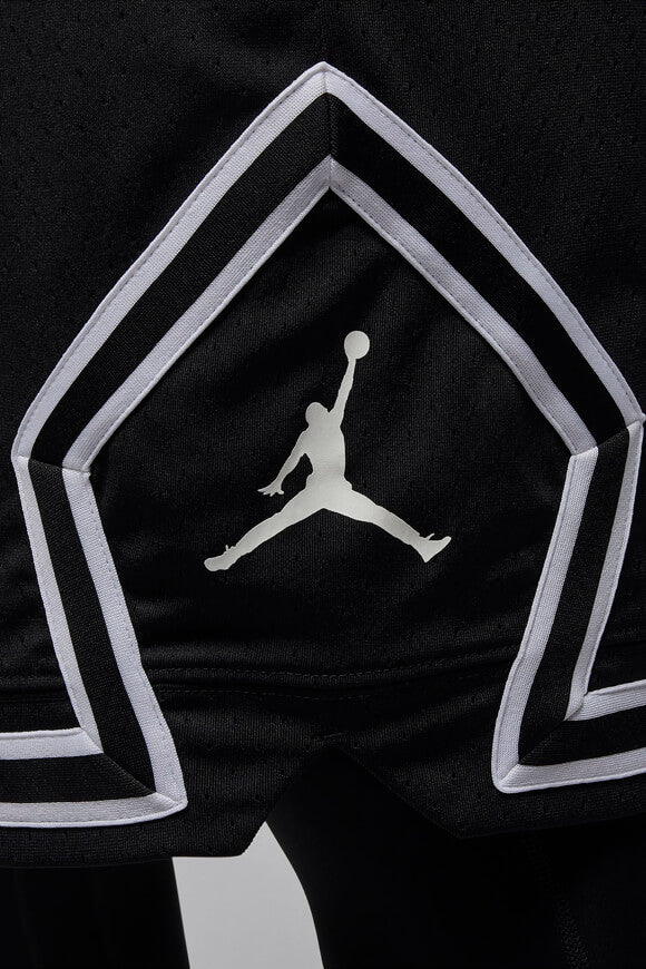 Sport Diamond Mesh Shorts - Black + White
