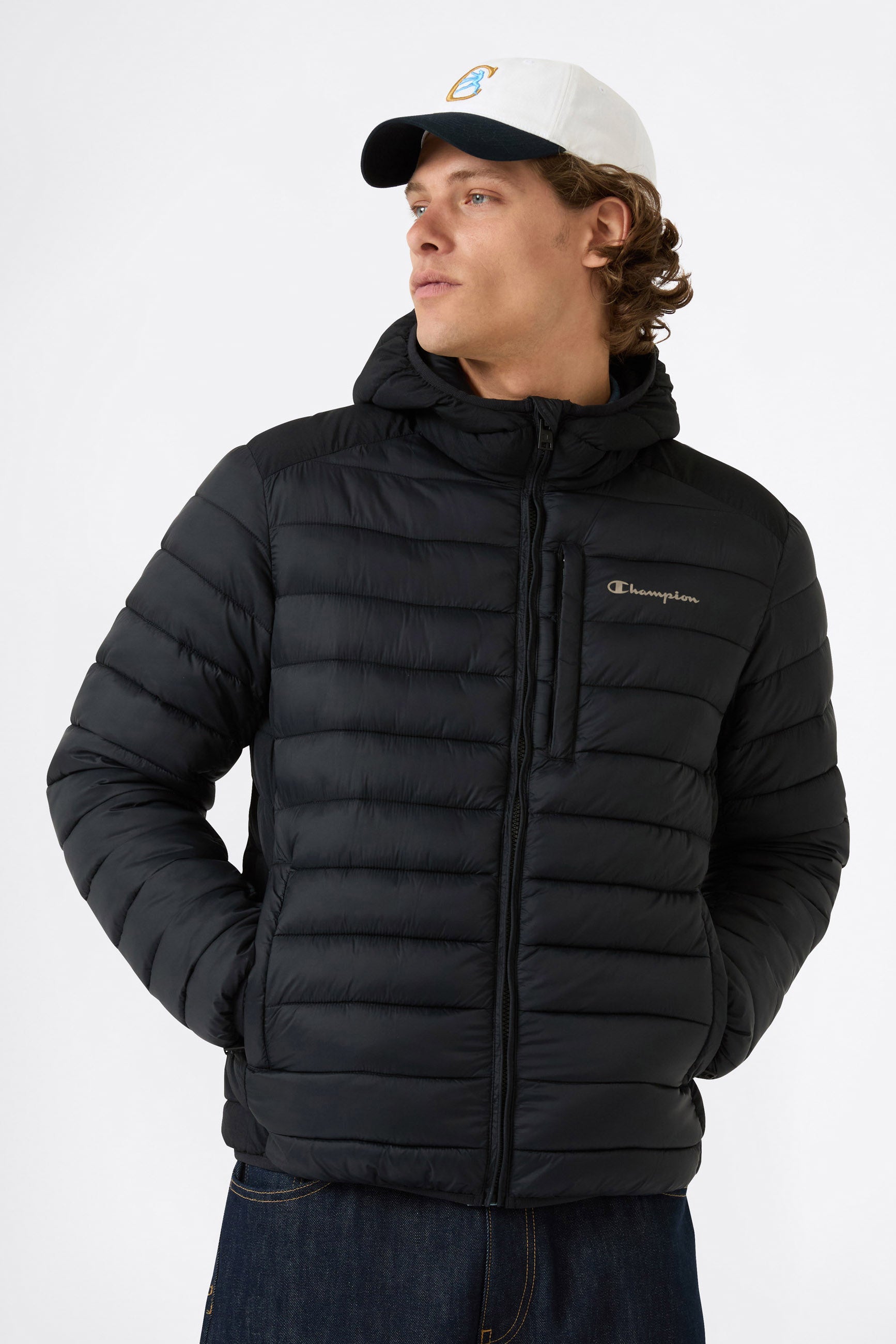 Quilted jacket - Black