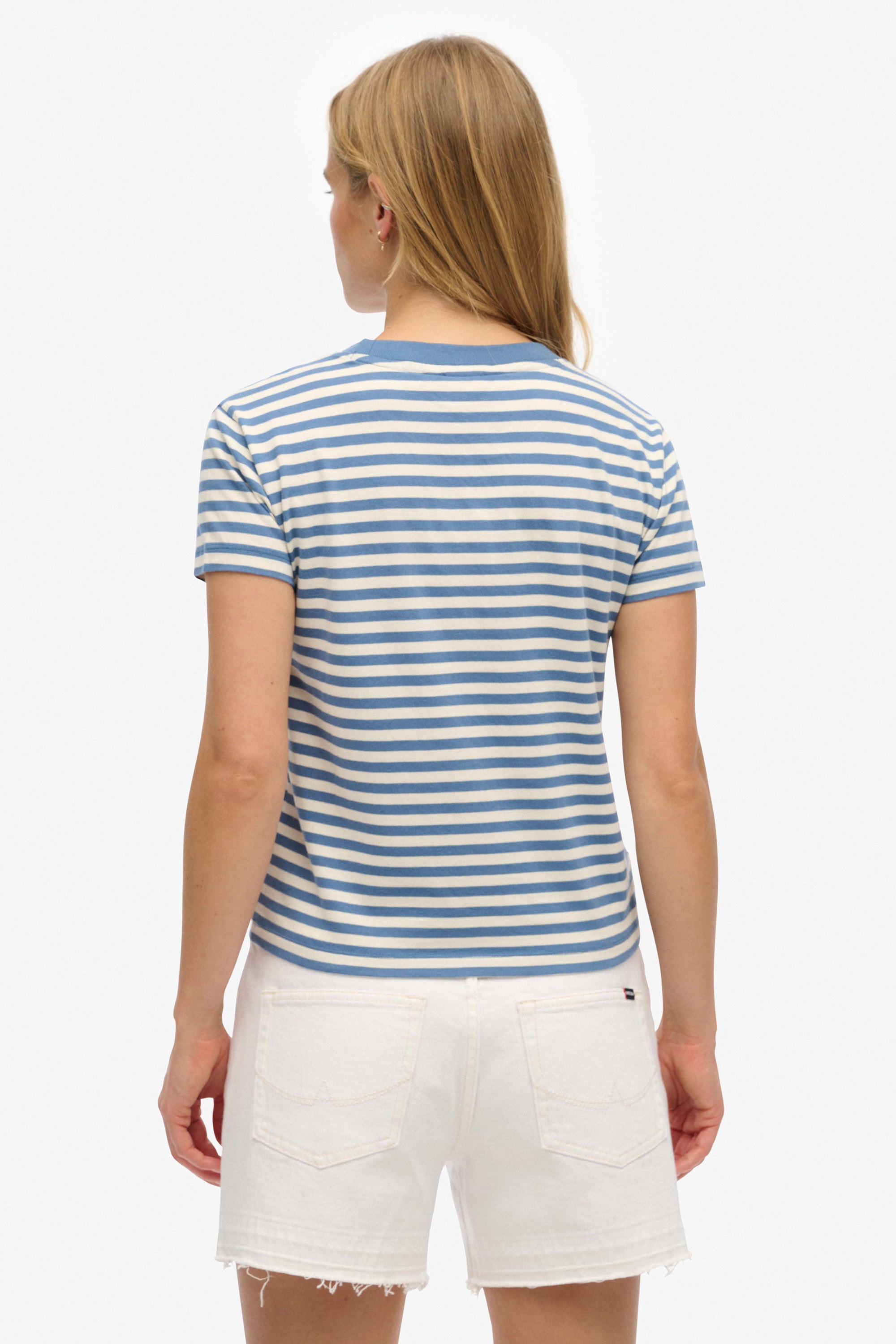 T-Shirt - Tidal Blue Stripe