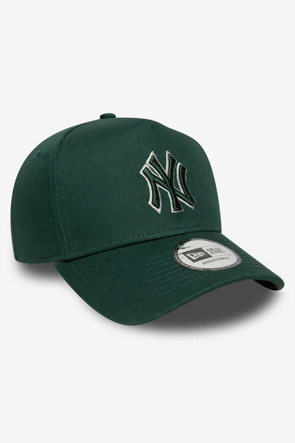 Snapback Cap - Dark Green + White