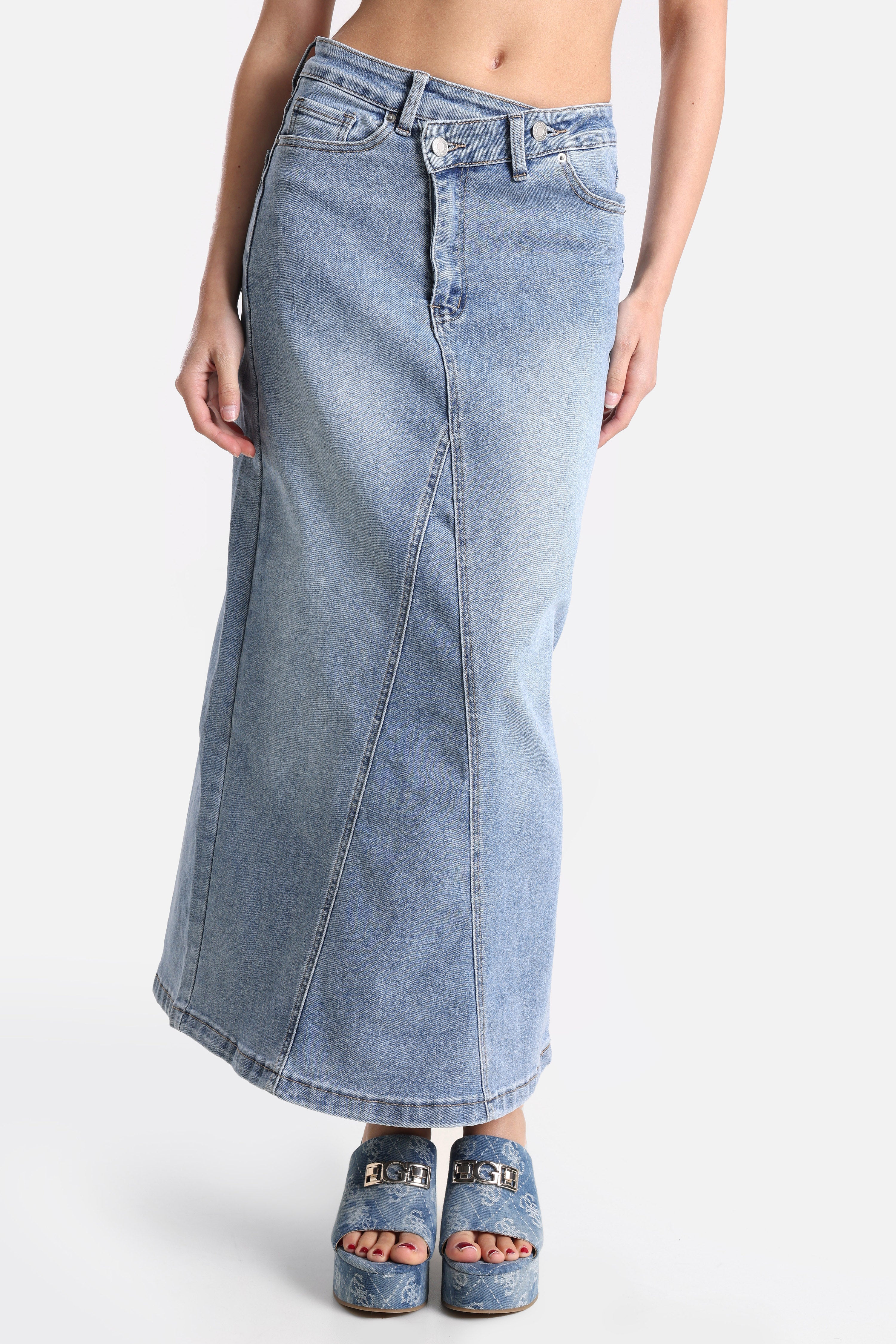 Jeans Maxirock - Blue