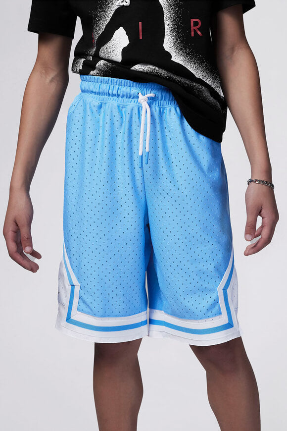 Diamond mesh shorts - Blue