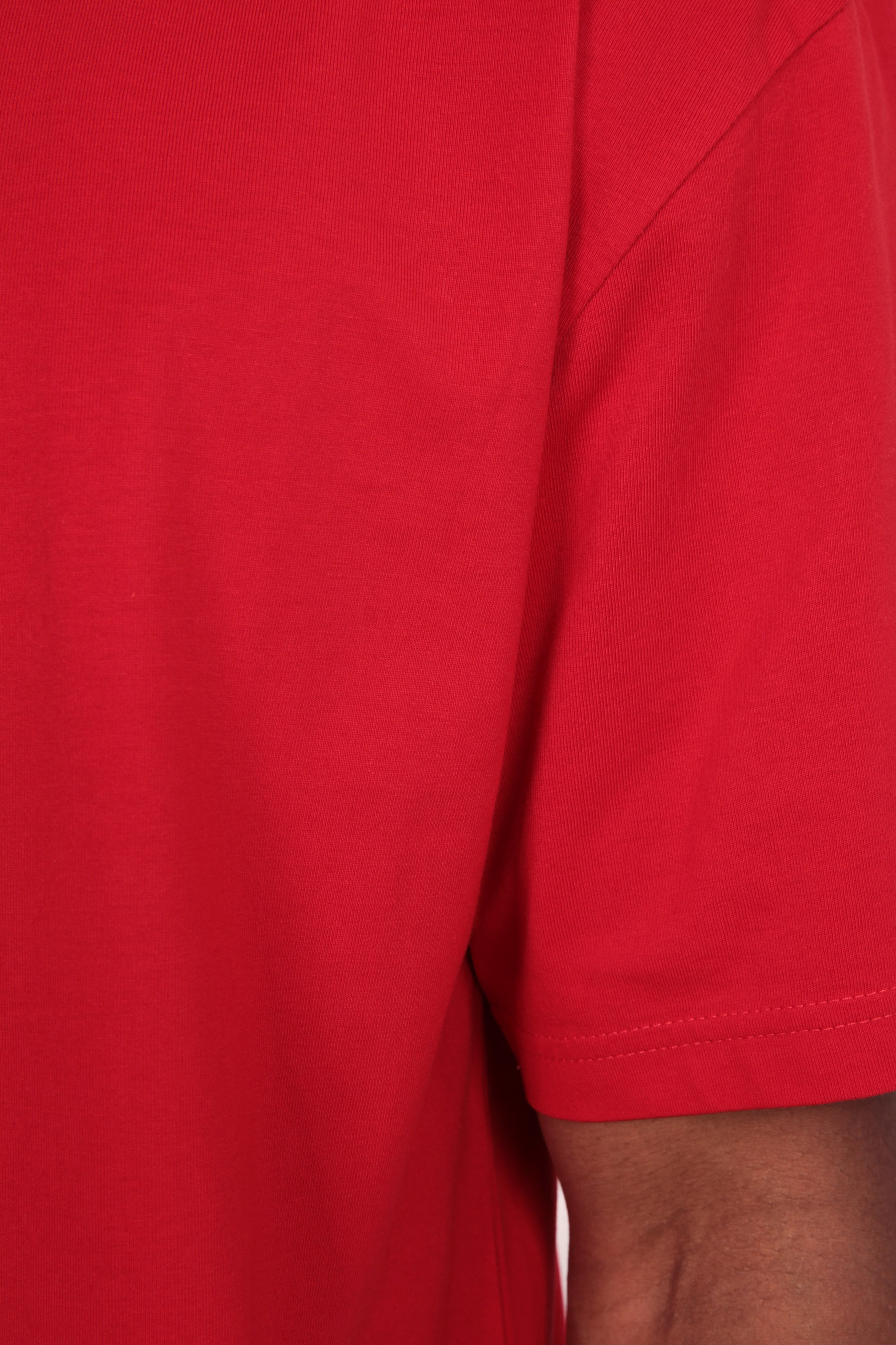 T-Shirt ample - Rouge