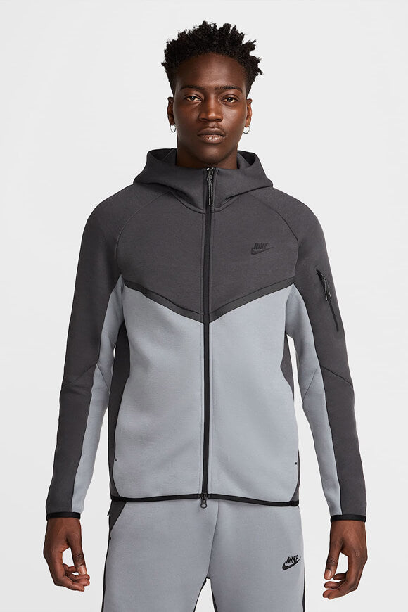 Sportswear Tech Fleece Kapuzensweatjacke - Anthracite + Cool Grey