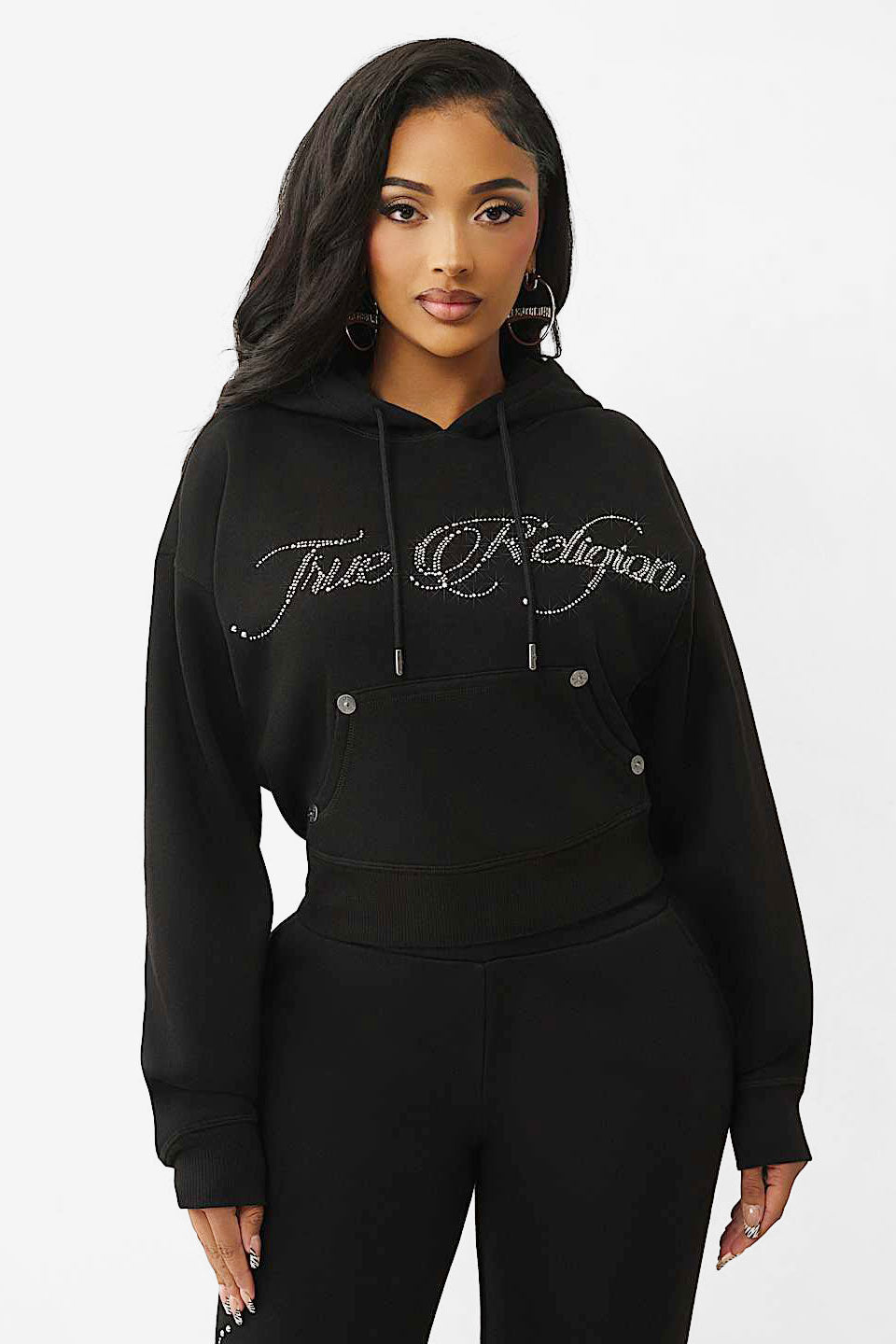 Hooded sweatshirt - Black