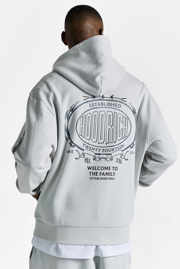 Sweatshirt ample à capuchon - Dawn Blue