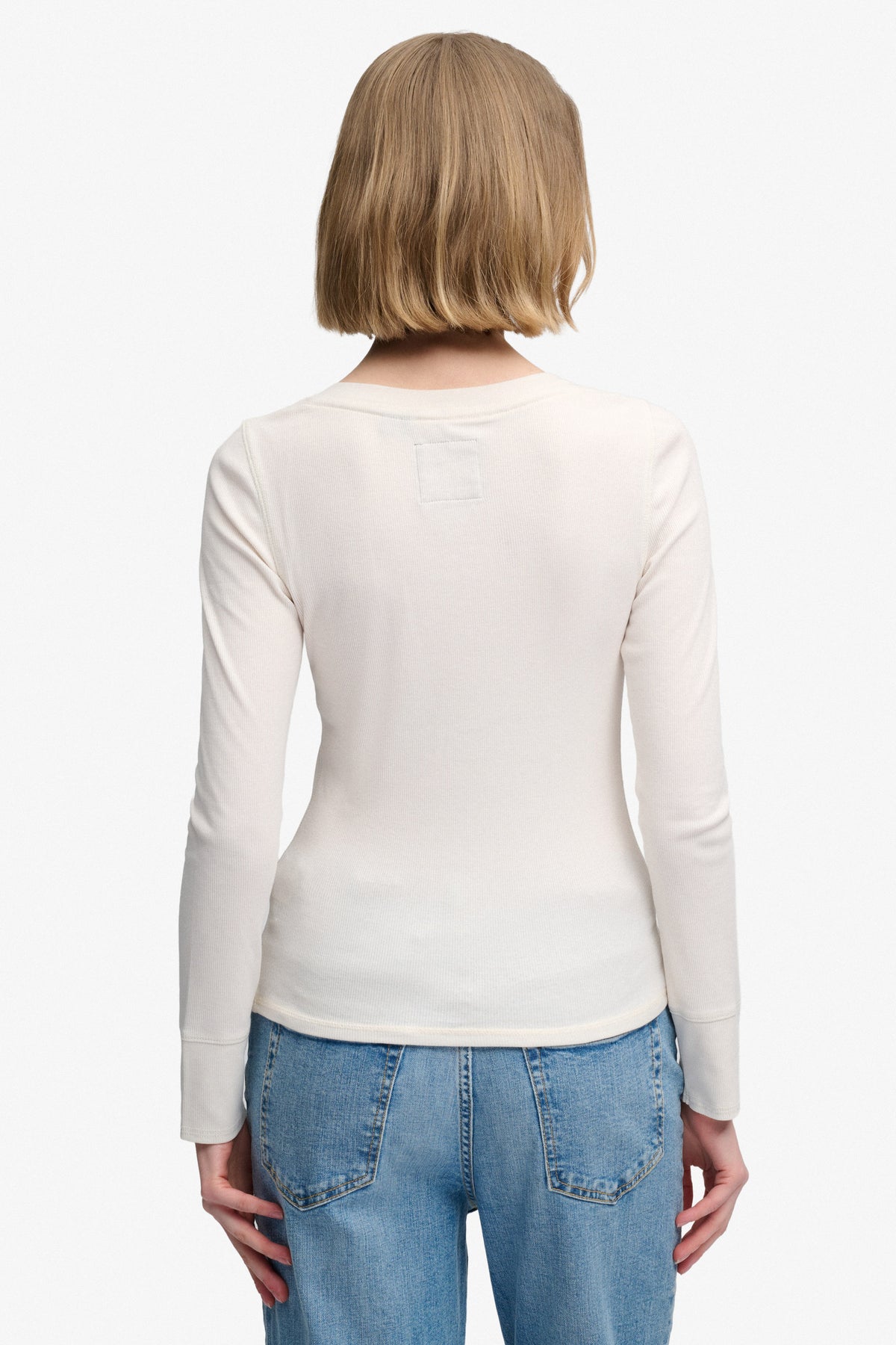Geripptes Langarmshirt