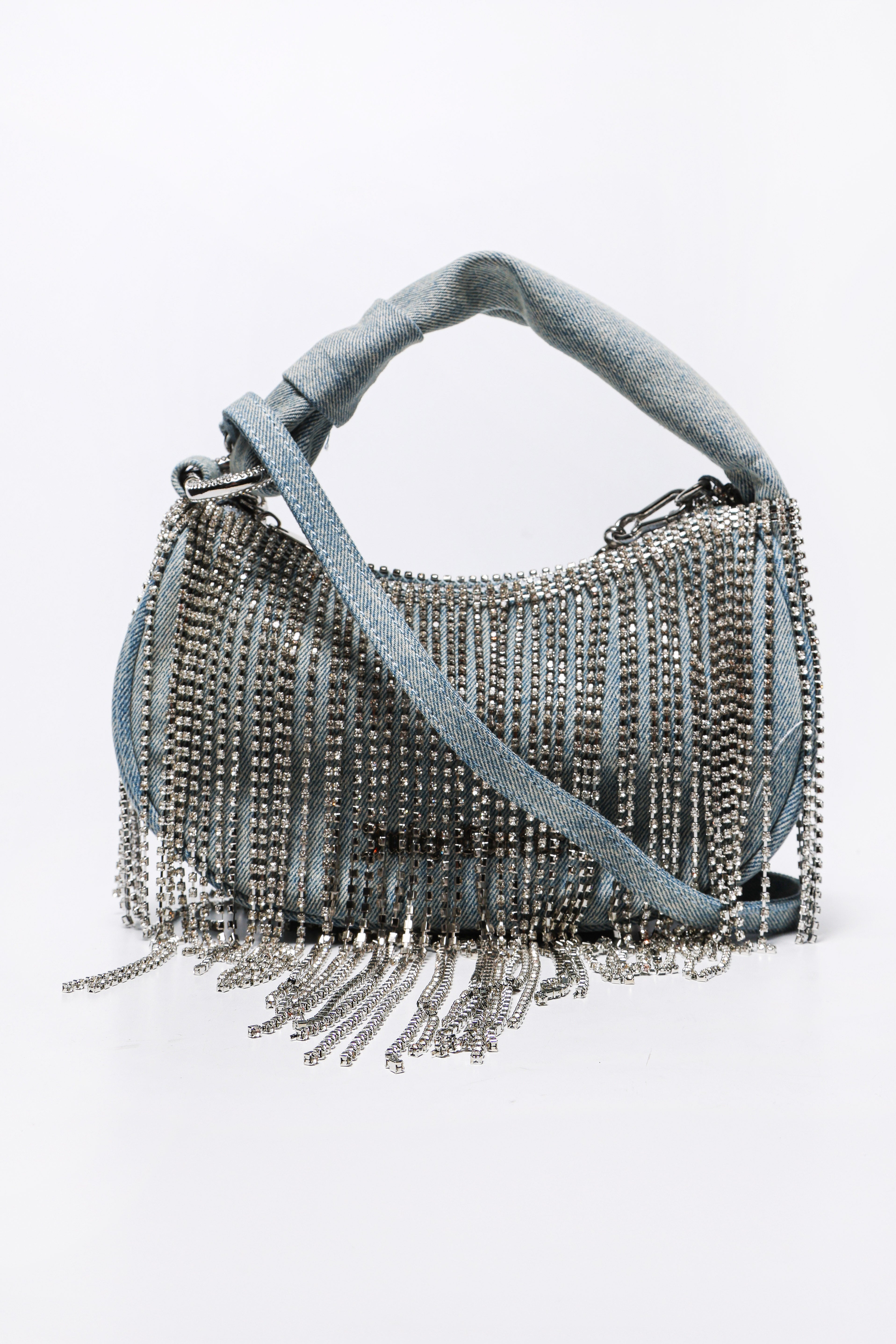 Hand- / Umhängetasche aus Jeansstoff - Blue Denim