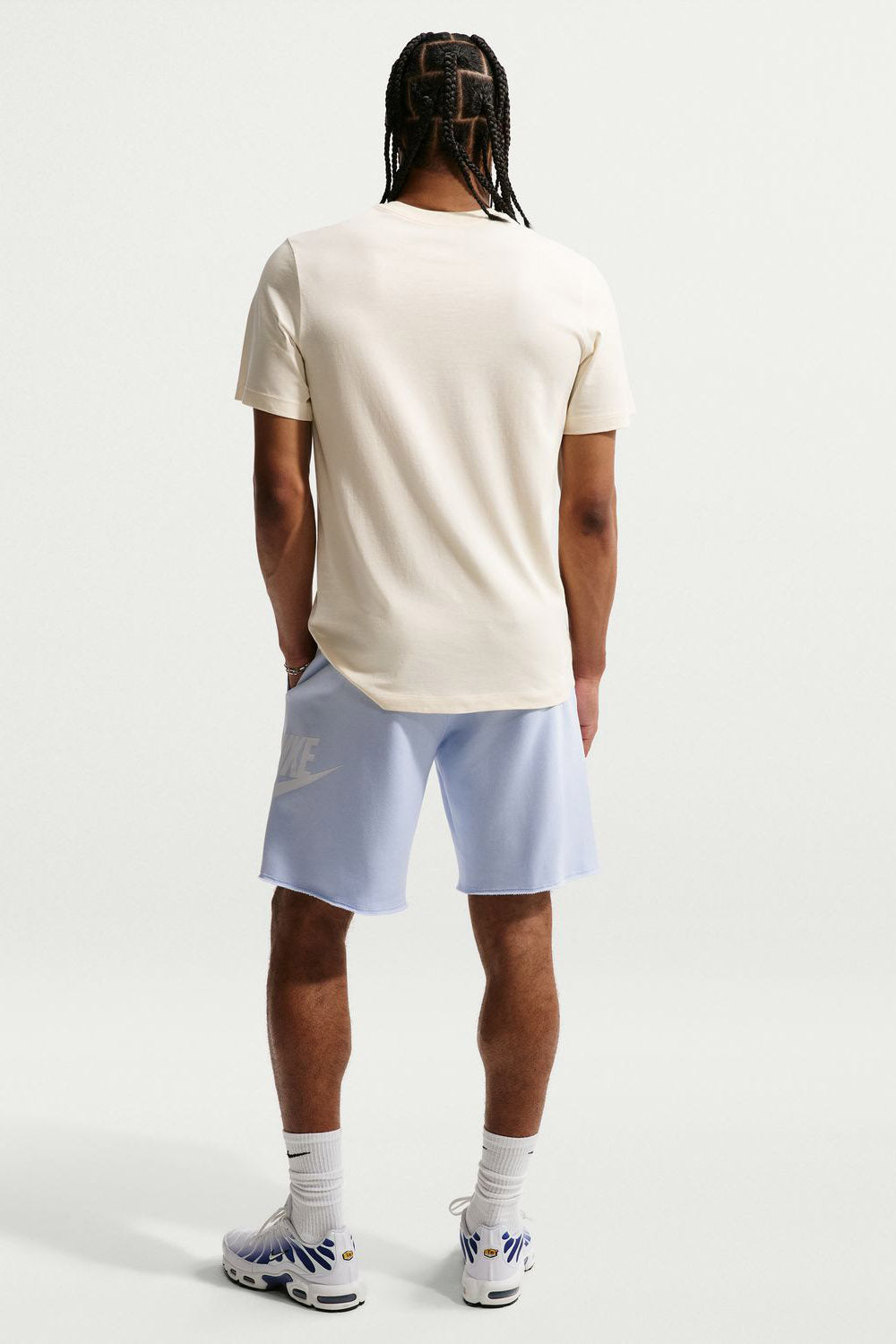 Club Alumni short en sweat - Hydrogen Blue + White