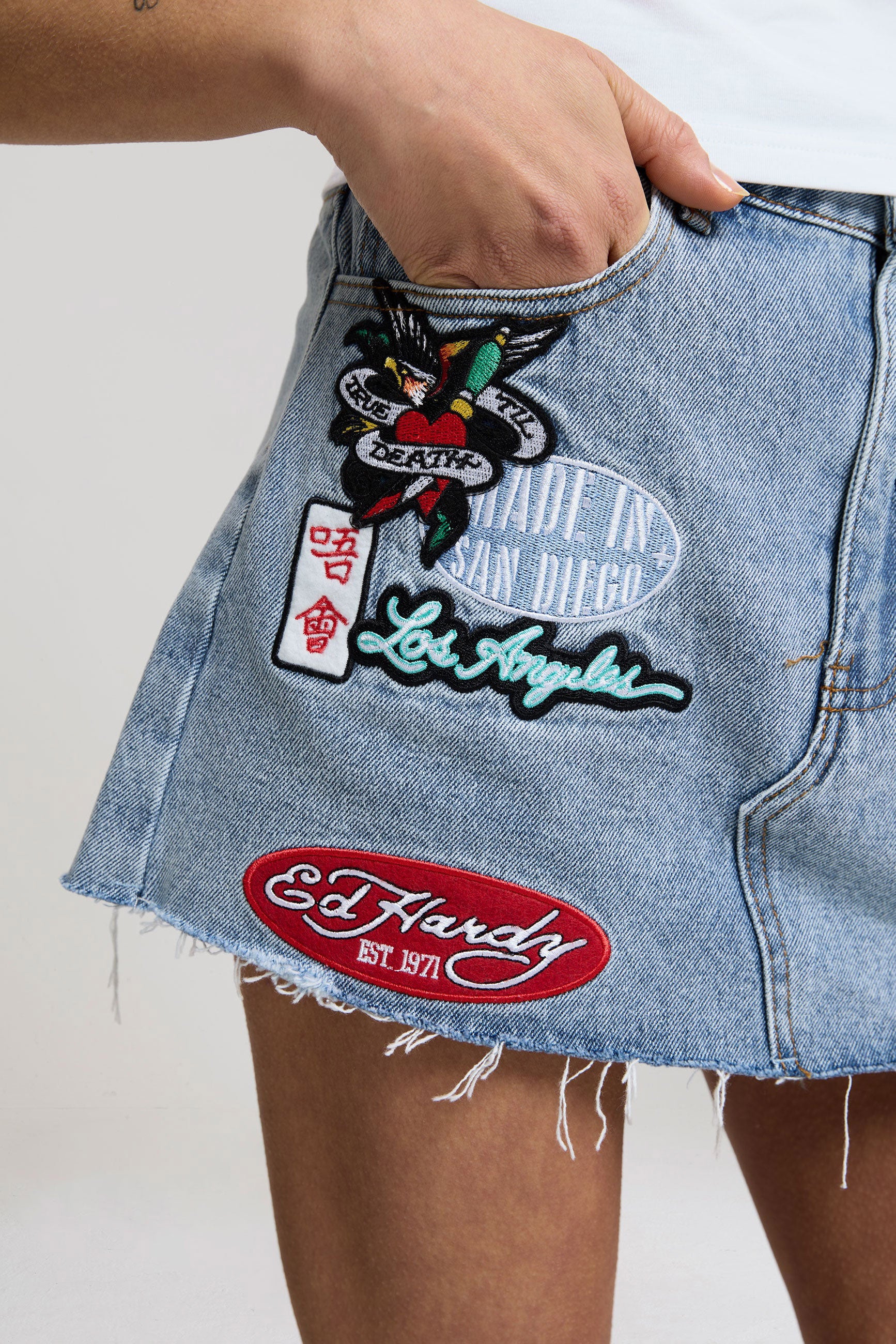 Mini jupe en jean - Medium Blue