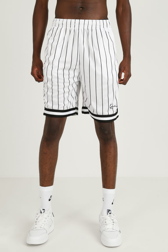 Mesh Shorts - Weiss + Schwarz