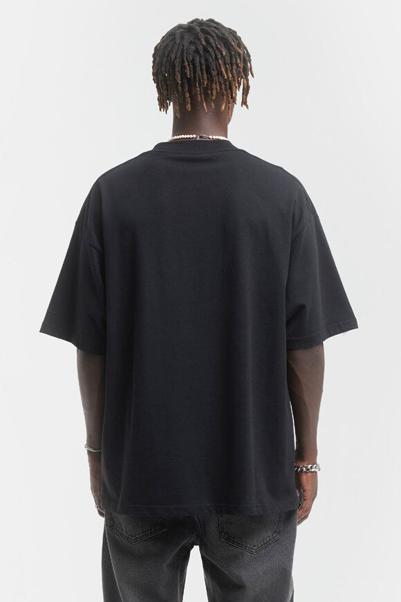 Aves Rhinestone Oversize T-Shirt - Black