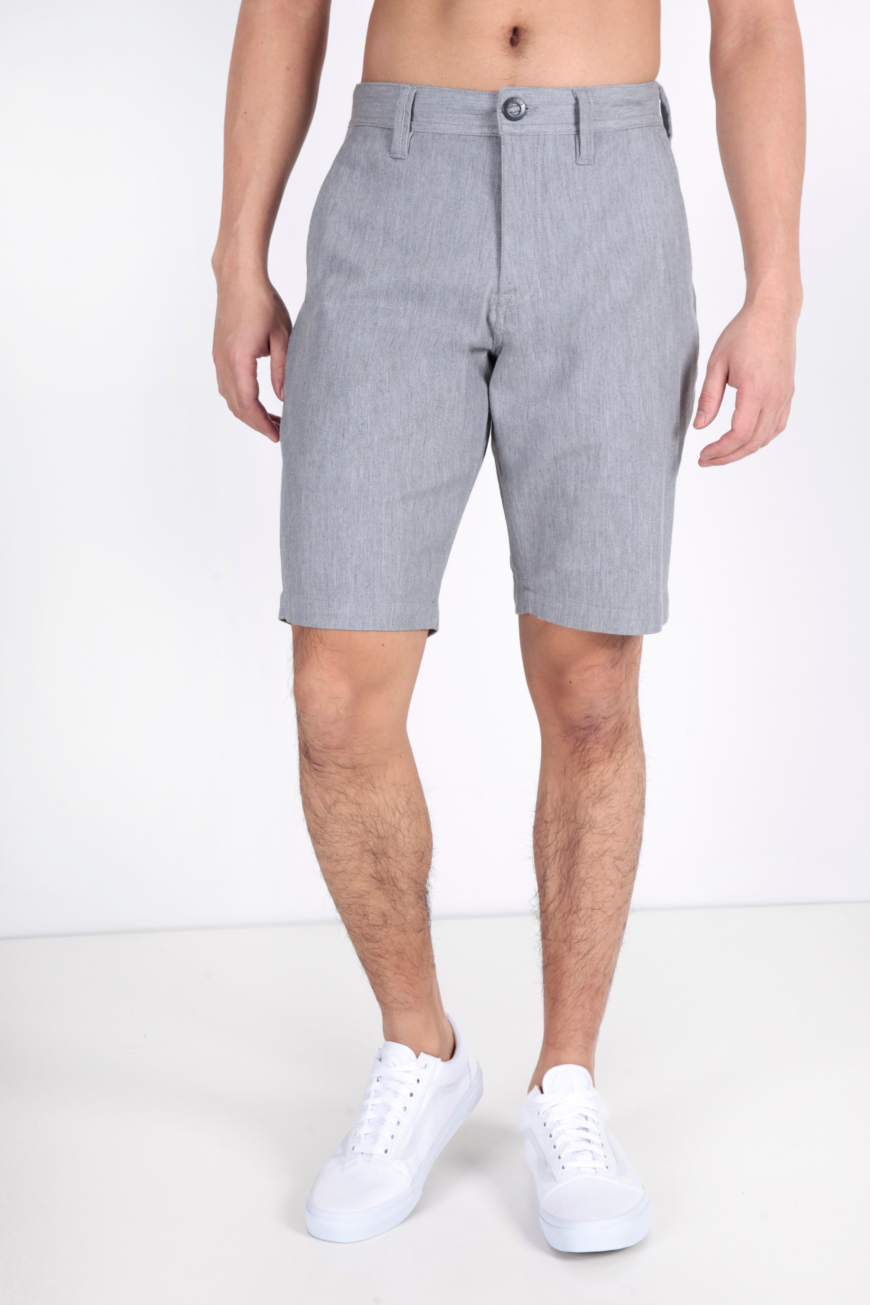 Chino shorts - mottled gray