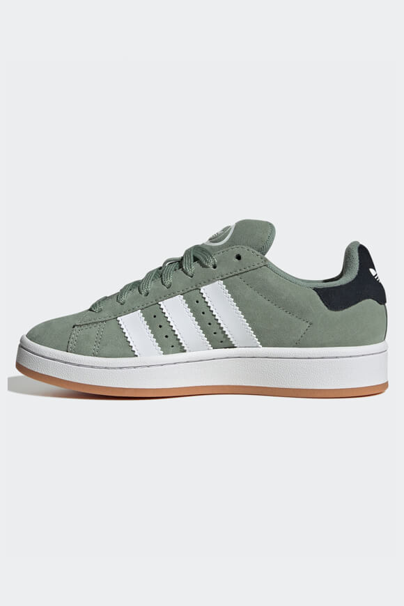Campus 00s Sneaker - Silver Green + Footwear White + Gum