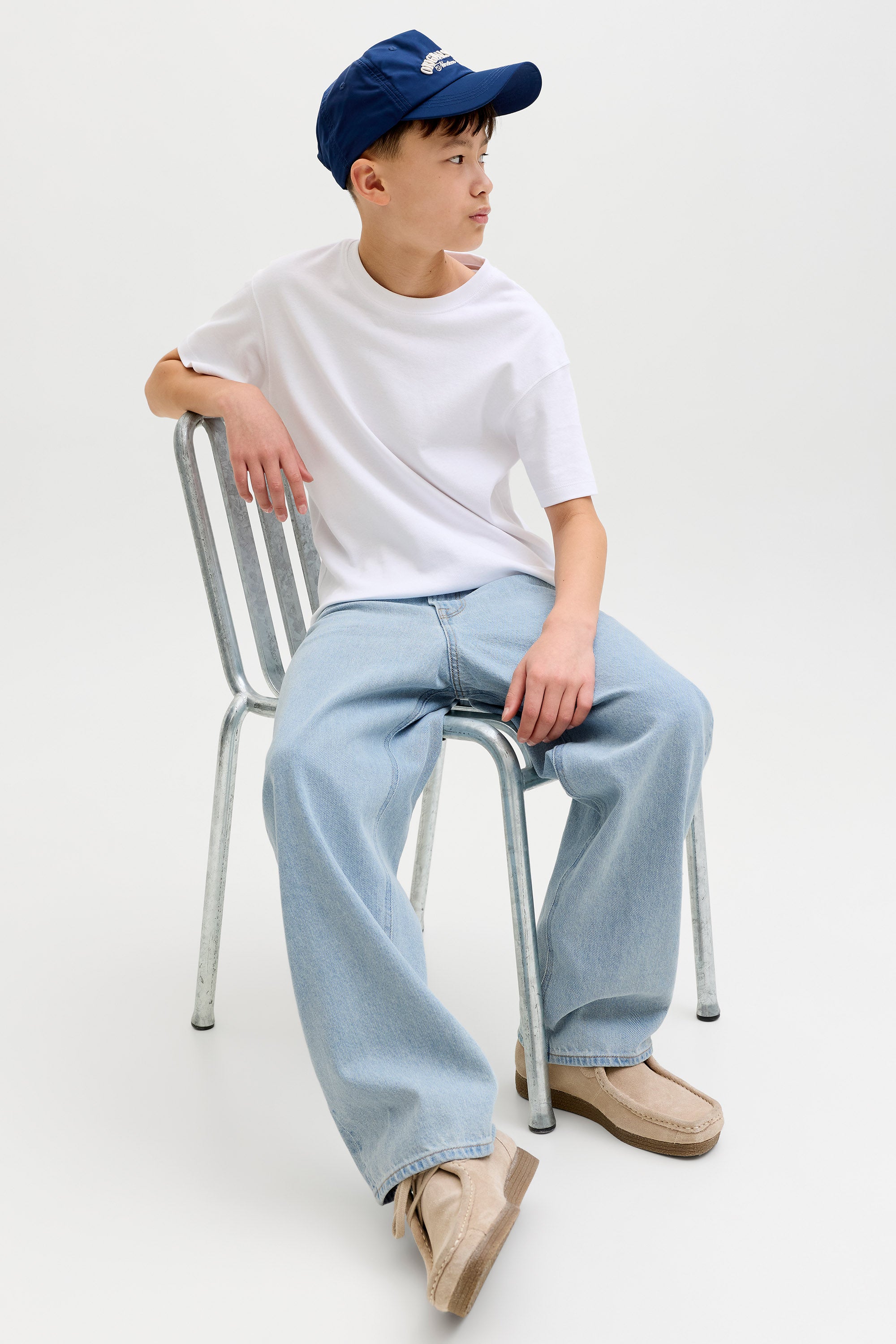 JJIALEX Baggy Jeans - Blue Denim