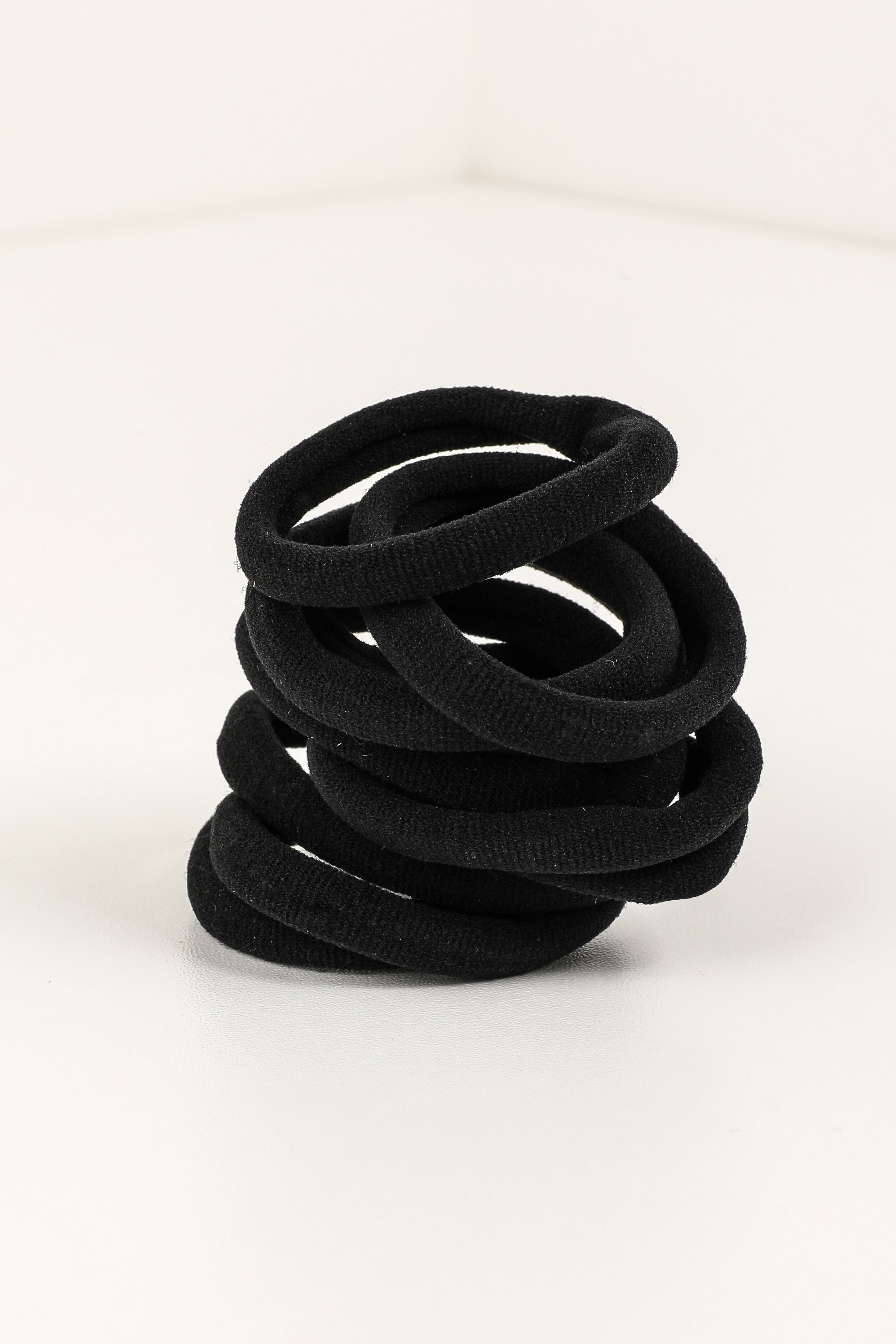 Haargummi-Set - Schwarz