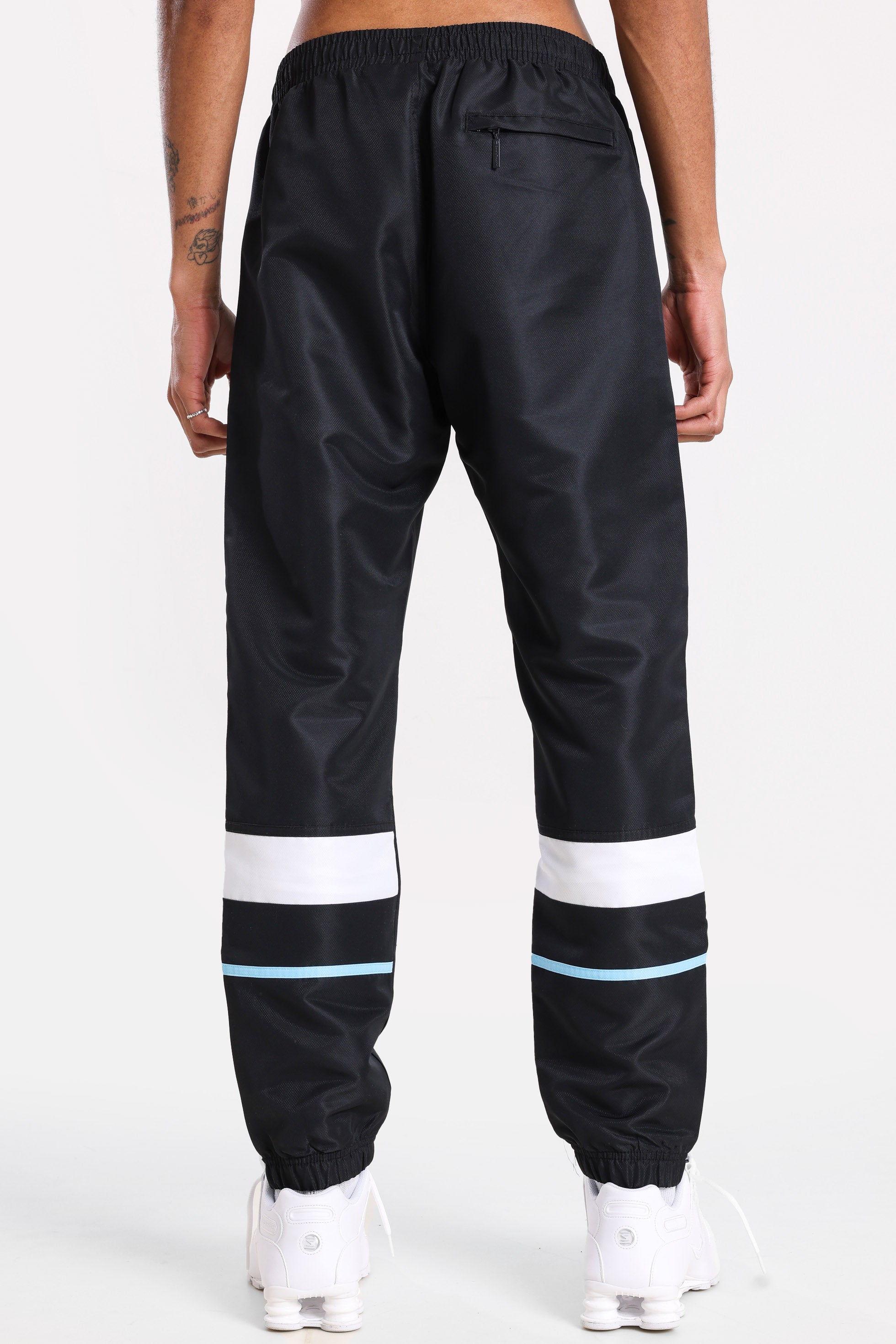 Scorpione tracksuit trousers - Black + Baltic Sea