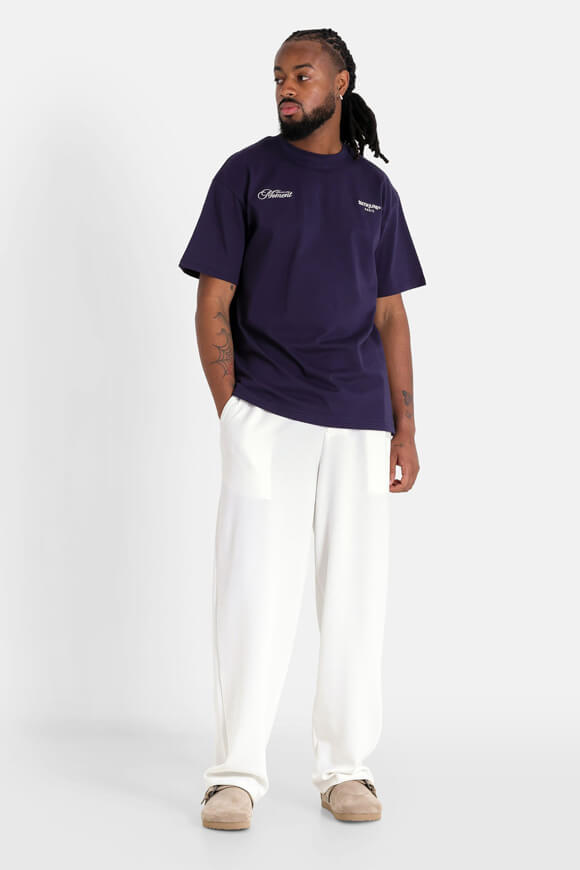 Hose aus Seersucker - Offwhite