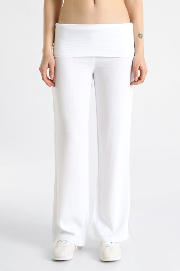 Pantaloni in lino - bianco