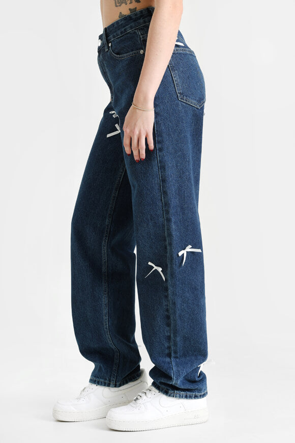 Jeans straight fit - Denim blu scuro