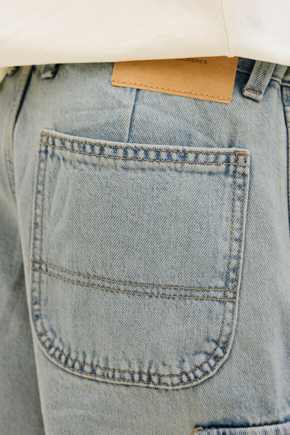 Pantaloncini in denim JJIALEX - denim blu