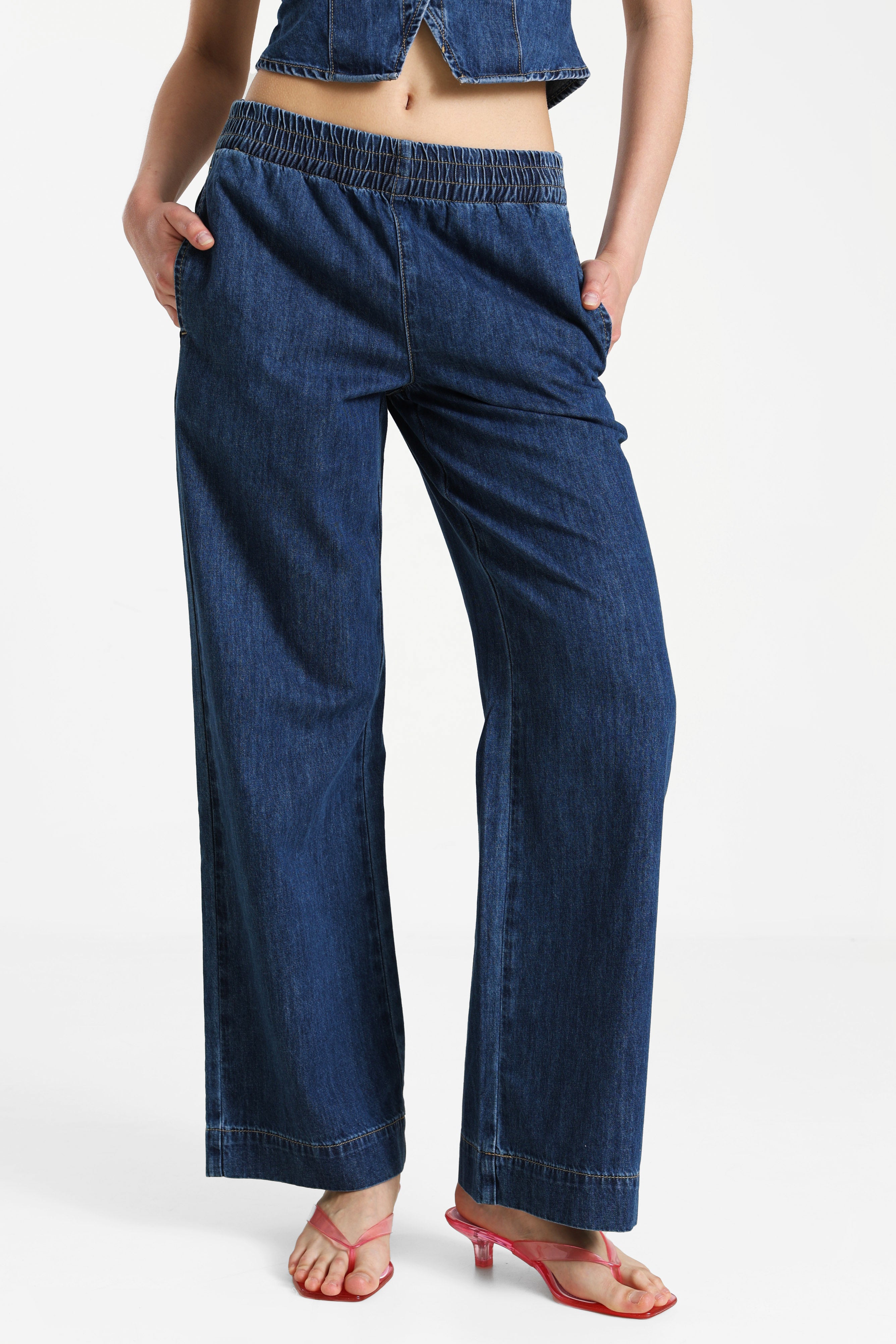Denim trousers - Bleu denim