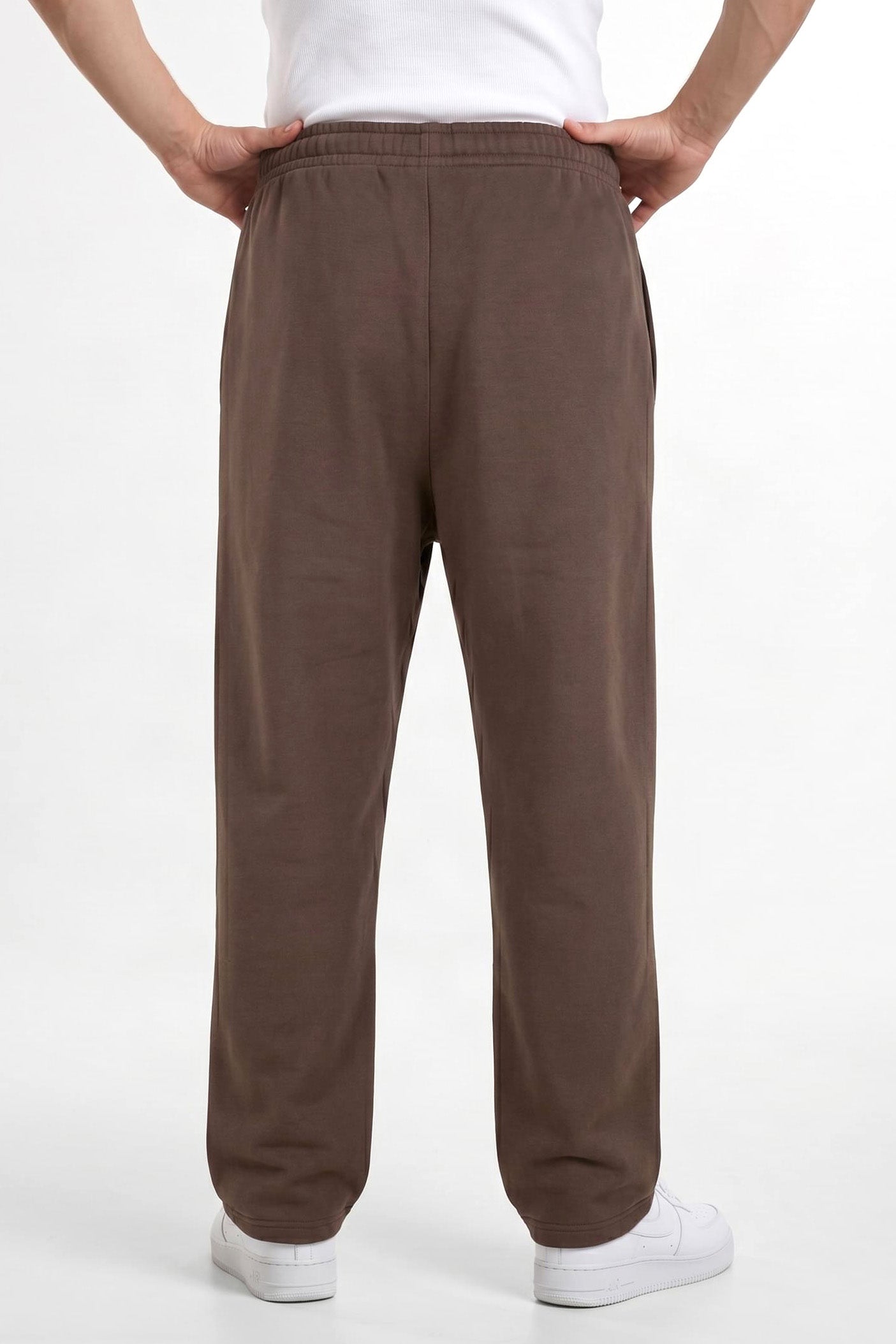 Pantaloni in felpa soffice - Chocolate Brown