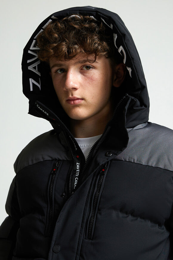 Veste tampon Raffino - Jet Black + Asphalt