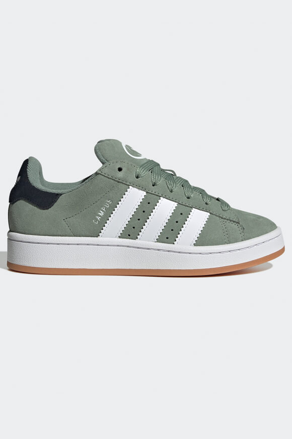 Campus 00s Sneaker - Silver Green + Footwear White + Gum