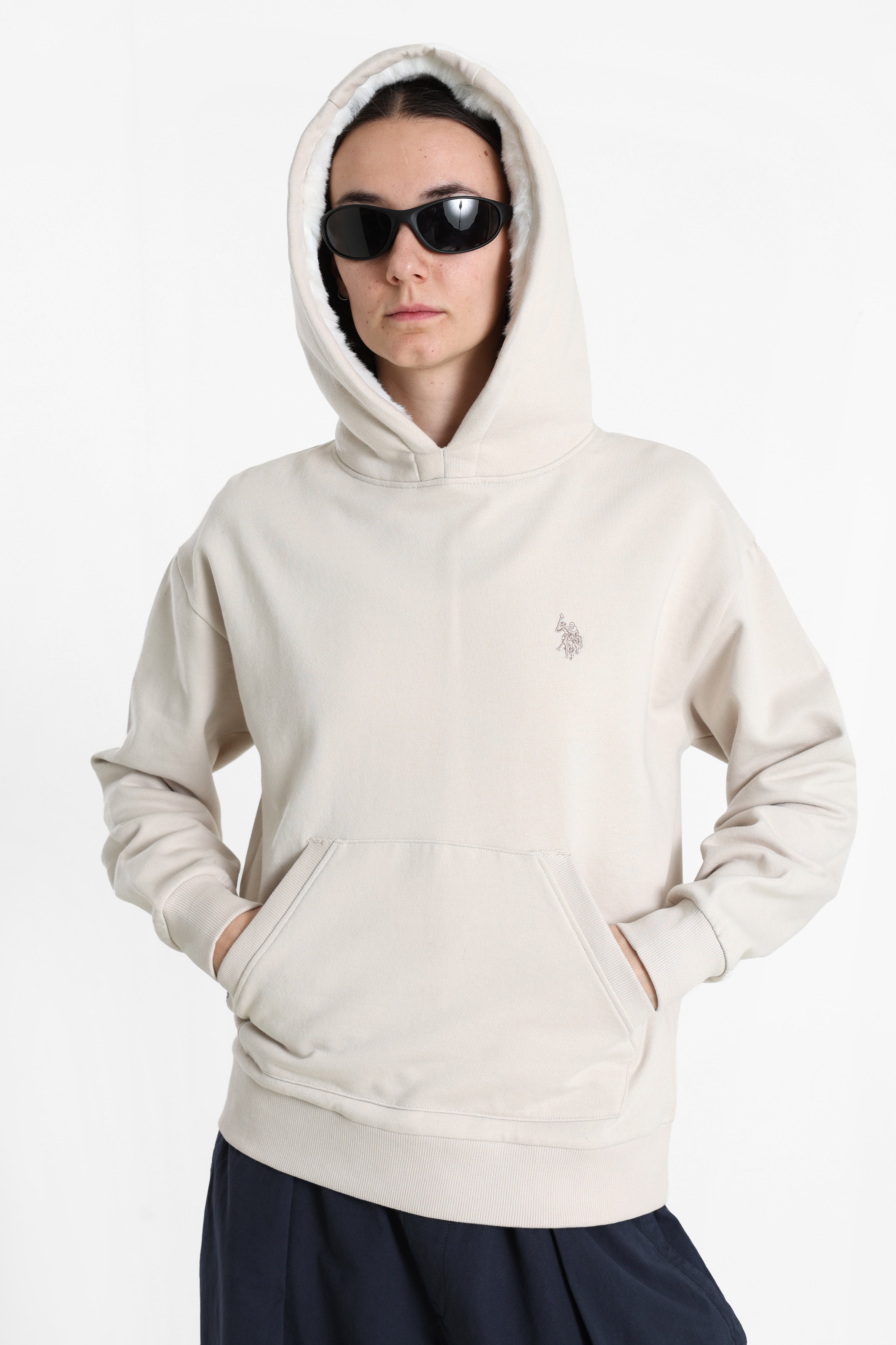 Remi sweatshirt à capuchon - Light Beige