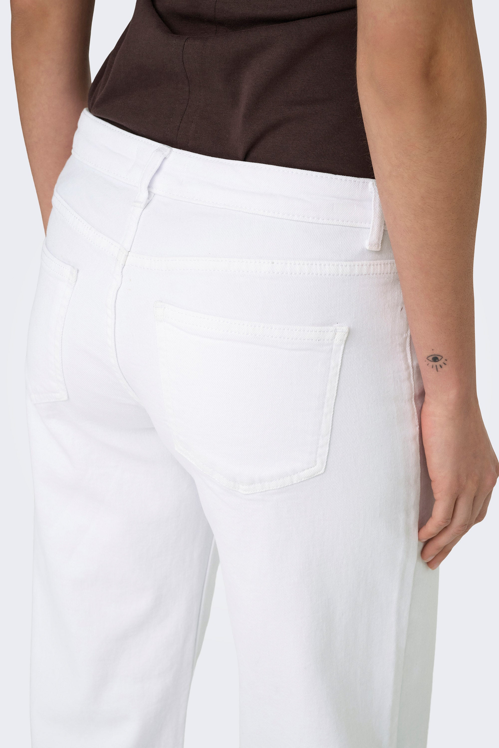 ONLJUDY-O Wide Leg Jeans - White